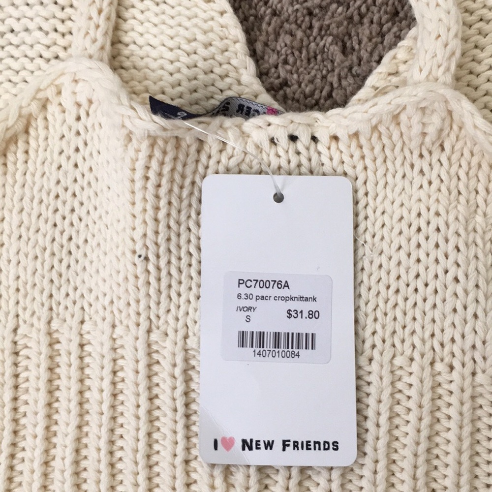 Knit crop top
